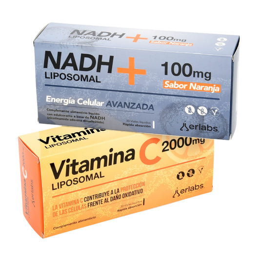 PACK Vitamina C Liposomal 2000mg + NADH LIPOSOMAL 100mg