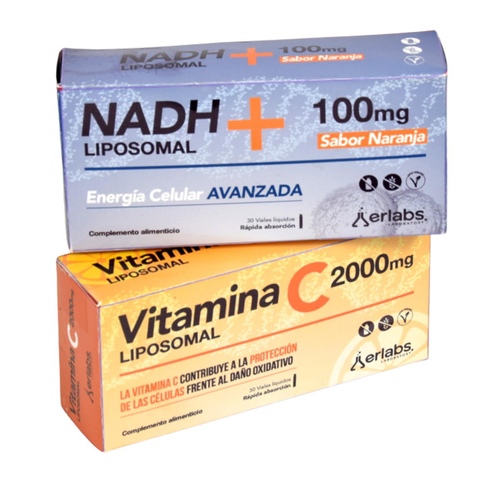 PACK Vitamina C Liposomal 2000mg + NADH LIPOSOMAL 100mg